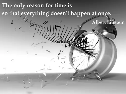 Albert Einstein Time Quote