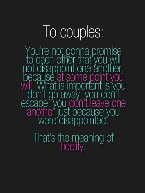 To Couples Quote