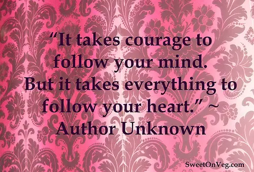 It takes everything to follow your heart