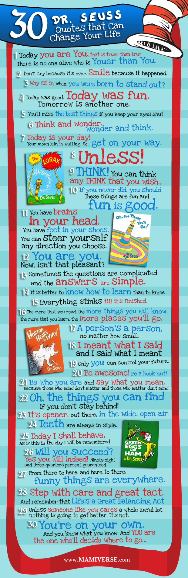 30 dr seuss quotes that can change your life infographic