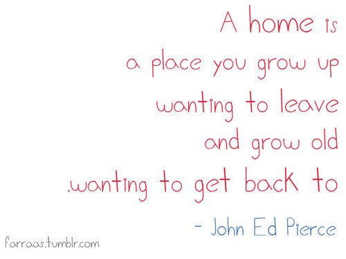 a home is